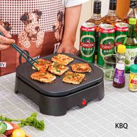 Mini crêpière électrique automatique antiadhésive de maison pour gaufres aux œufs et omelettes