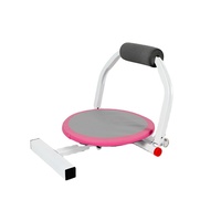 Appareil d'entraînement abdominal multifonctionnel pliable en acier rose pour exercices de renforcement musculaire, banc de fitness à domicile pour abdominaux