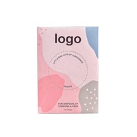 Sacs à usage personnel Boîte d'emballage personnalisée pour tampons, serviettes hygiéniques, protège-slips, soins menstruels et produits d'hygiène