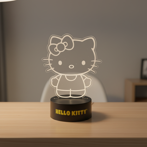 <span class=keywords><strong>Veilleuse</strong></span> LED en acrylique mini mignonne et moderne <span class=keywords><strong>Hello</strong></span> <span class=keywords><strong>Kitty</strong></span> pour chambre à coucher - Product Image 6