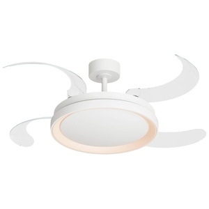 New 42 inch retractable <b>ceiling</b> fan with <b>light</b>, invisible intelligent <b>ceiling</b> fan with <b>remote</b> <b>control</b> - Product Image 1