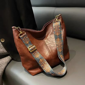 Bolso Tote de Color Sólido a la Moda para Mujer, Bolso de Hombro Casual Versátil con Cierre para Uso Diario, Bolso Moderno que Combina con Todo - Product Image 2