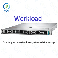 Dell PowerEdge R6715 rak Server untuk Internet dan komputer penyimpanan Data server