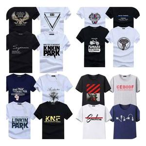 Venta Directa de Fábrica, Camiseta de Cuello Redondo de Manga Corta y Larga para Hombre y Mujer, Camiseta Blanca Estampada - Product Image 4