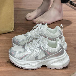 Scarpe da Ginnastica <span class=keywords><strong>Sportive</strong></span> da Corsa Traspiranti da <span class=keywords><strong>Donna</strong></span> con Suola Spessa per Camminata Casual alla Moda - Product Image 3