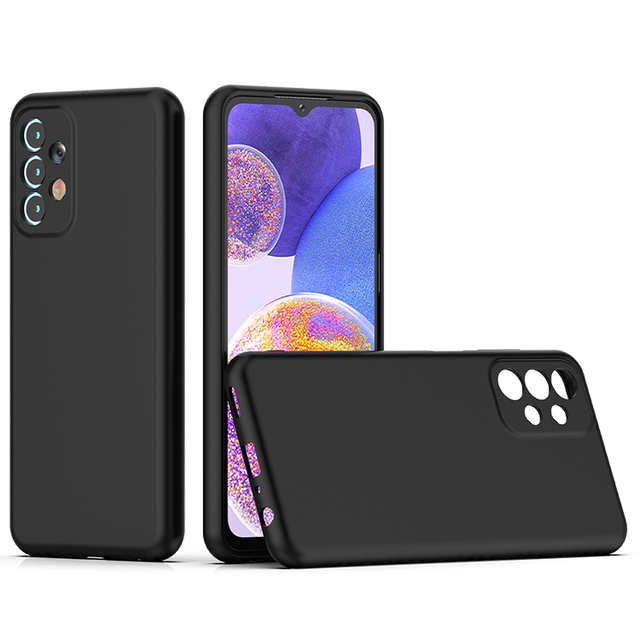 2022 New Liquid Silicone TPU Shockproof Wireless Charging Luxury Design Phone Case for for A23/S22 Ultra
