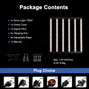 Sltmaks โคมไฟปลูกต้นไม้ทางการแพทย์720วัตต์แบบพับได้สำหรับใช้ในอาคารเรือนกระจกในบ้าน - Product Image 4
