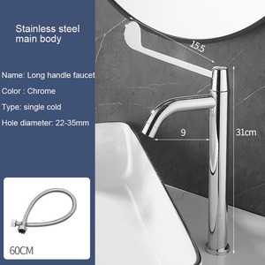 Robinet médical à longue tige pour cuisine hospitalière, robinet coudé à col long, robinet médical - Product Image 2