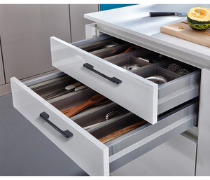 Kenop Lemari Modern, Gagang Pintu Furnitur, Kenop Laci, Tarikan Lemari, Paduan Seng Aluminium untuk Kamar Tidur dan Lemari Dapur - Product Image 4