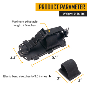 आइडोगर 500d नायलॉन सामरिक रेडियो पाउच अनुकूलन योग्य लुभावनीय लुभावनी पिघला होल्स्टर - Product Image 4