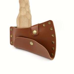 Funda Protectora de Hacha de Cuero PU, Duradera, con Correa, para Camping - Product Image 1