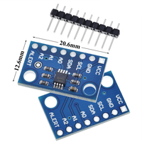 Sensor Suhu Akurasi Tinggi Baru MCP9808 I2C Modul Papan Breakout 2.7V-5V Modul Sensor Modul Elektronik Tegangan Logika