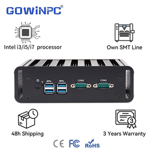 มินิพีซีอุตสาหกรรมแบบไร้พัดลม พร้อมโปรเซสเซอร์ Intel Core i3 i7 รองรับไฟฟ้ากระแสตรง 936V พอร์ต RS232 GPIO และรองรับแรมแบบคู่ - Product Image 5