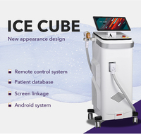 Système de refroidissement TEC laser cohérent USA, système de contrôle à distance, système Android, machine d'épilation au laser à diode