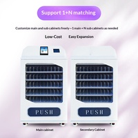 Armoire de gestion intelligente des matériaux Zebra avec alerte de réapprovisionnement automatique, suivi des stocks en temps réel et unité de casier de récupération d'outils industriels