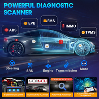 Outils de programmation de clés MaxiIM IM508S PRO, programmeur de clés XP400PRO, scanner de diagnostic universel IMMO IM608, écran LCD 7 pouces