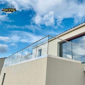 Balustrade en verre à canal en U en aluminium Barrière en verre pour <span class=keywords><strong>terrasse</strong></span> Système de garde-corps Parapet monté au sol pour <span class=keywords><strong>terrasse</strong></span> balcon <span class=keywords><strong>terrasse</strong></span> piscine - Product Image 4