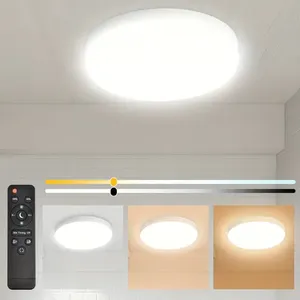 12W LED plafoniera 3 tonalità bianco caldo e colore bianco neutro Design elegante