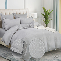 Housse de couette Bohème Queen brodée style Shabby Chic à motifs floraux, ensemble de literie capitonnée Queen pour toutes les saisons