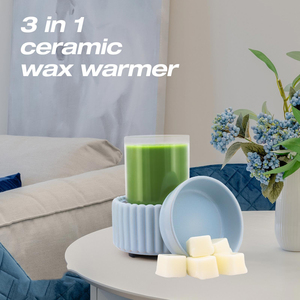 Lilin listrik melelehkan aroma lampu malam 3 in 1 keramik lilin Tart Burner dengan fungsi Timer UK US Plug - Product Image 6