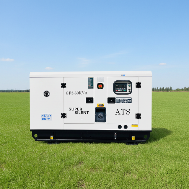 Huazhong 30kW 30kVA Ricardo Silent Diesel Generator Set 1500rpm 50Hz 60Hz Soundproof Canopy for Industrial and Home Power Use