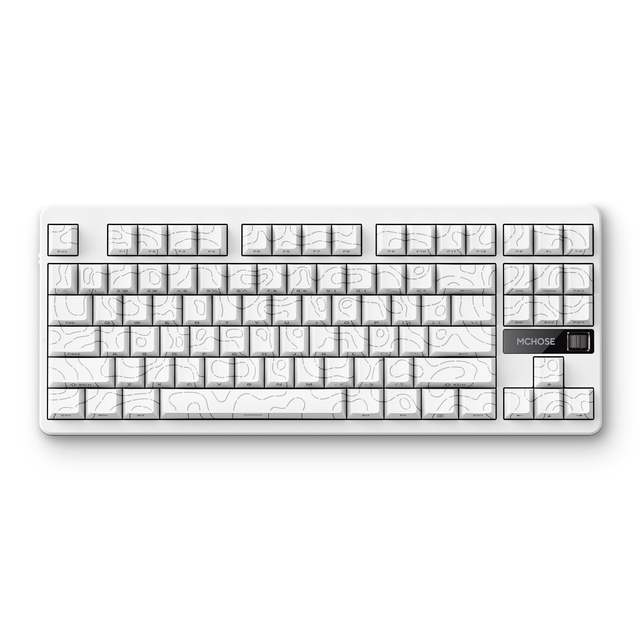 MCHOSE G87 Keys Rgb Backlit Hot Swappable Anti Ghosting Keyboard for Desktop Tablet Laptop Wired Gaming Mechanical Keyboard Oem