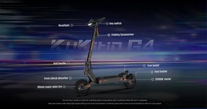 Scooter Kukirin G4 2023, Almacén UE, 2000W, Alta Velocidad, 48V, Batería Recargable Good Luck, Capacidad de Carga 140kg, SJ-Kukiri - Product Image 6