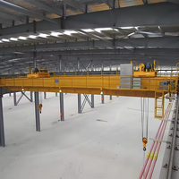 Pont roulant à double poutre de qualité industrielle 20 tonnes, 50 tonnes, 100 tonnes, utilisé pour la manutention en entrepôt