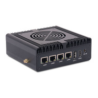 Mini PC Industrial Integrado Linkleaps N100 J6426 J4125 RS485 6 USB Router Firewall Pfsense con 4x2.5GbE LAN de Gran Venta