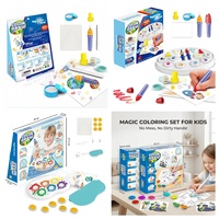Kit de Dessin Magique Créatif DIY : Peinture Lumineuse Magique pour Enfants – Ensemble de Jouets Éducatifs Sans Salissure