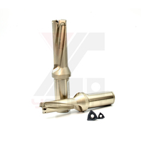 Foret en carbure indexable à grande vitesse avec refroidissement interne pour centre d'usinage CNC en acier inoxydable