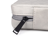 Chargeur Portable de voyage universel, batterie d'alimentation, téléphone Portable, écouteurs, câble de données, sac de rangement en cuir PU pour souris