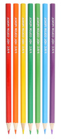 Lot de crayons hexagonaux en bois CENTURY 12 couleurs, écologiques et économiques, avec mines profondes et souples, dans une boîte en papier, option logo personnalisé