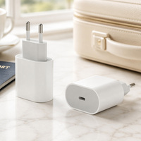 Chargeur rapide USB-C 20W PD 3.0, prise EU, type C, charge rapide / chargeur de voyage pour téléphone portable