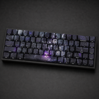 LOL Fright Night Annie 68 Key Custom PBT Dye Sublimation Keycap Set Cherry Profile for Mechanical Keyboard