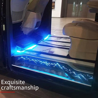 Mercedes-Benz Vito V-Klasse W447/W448 Aluminiumlegierung Leuchtende Fußmatten Viertüriger Business-Stil Schraubbefestigung Einstiegsleiste