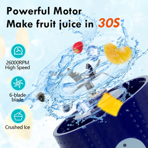 Nouveauté : Mixeur portable USB rechargeable 380 ml, grande autonomie, puissance élevée, idéal pour la maison, la voiture et l'hôtel - Product Image 5