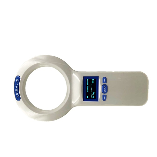 ISO11784 ISO11785 FDX B Animal Microchip Pet Readers 134.2khz Handheld ABS Microchip Reader for Pets