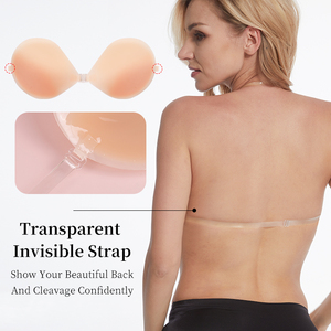 Thời trang dính dính Silicone áo ngực với Push-Up cup thiết kế sexy liền mạch bên Băng nâng áo ngực vô hình - Product Image 2