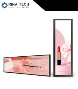 Digital Signage and Display 1920 * 540mm Ultra <b>Wide</b> <b>Shelf</b> Edge LCD Display High Brightness Stretched Bar 49.5" 55" By Rina Tech - Product Image 2