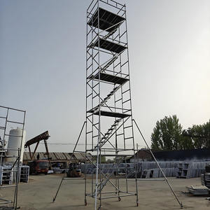 Torre de Andamios Plegable de Montaje Rápido, Plataforma de Trabajo Aérea Móvil Multifuncional de Aluminio para Tareas de Construcción - Product Image 6