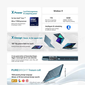 YOGA Air 14c Ultra รุ่นใหม่ล่าสุด 7-155H แรม 32GB ความจุ 1TB หน้าจอ 14 นิ้ว 2.8K 120Hz OLED แบบสัมผัส หมุนได้ 360 องศา แล็ปท็อปธุรกิจส่วนบุคคลแบบพับได้ - Product Image 2
