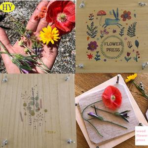 Custom Pressing Leaf Wooden <strong>Flower</strong> <strong>Press</strong> <strong>Kit</strong> for DIY Art Handcraft - Product Image 1