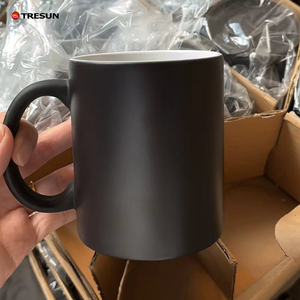Tasses en céramique grès vierges de 11 oz, personnalisables par sublimation, à changement de couleur magique, pour personnalisation de votre LOGO, photos et images, revêtement minimaliste - Product Image 1