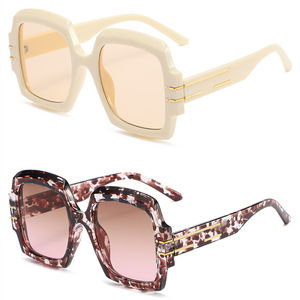 <span class=keywords><strong>Lunettes</strong></span> <span class=keywords><strong>tendance</strong></span> 2023, double ligne, grand carré rétro bleu floral dégradé nuances mode original femme sexy femmes <span class=keywords><strong>lunettes</strong></span> de soleil - Product Image 3