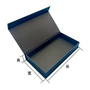 กล่องของขวัญกระดาษแข็งรีไซเคิลได้แบบเรียบหรู Tian Di Gai พร้อมลายนูนเคลือบ UV ปิดด้วยแม่เหล็ก <span class=keywords><strong>ส</strong></span>ีสันตามสั่ง ขายส่ง - Product Image 5