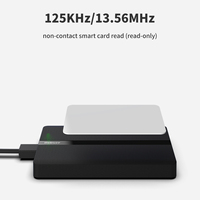 Lector RFID USB con emulación de teclado, 125 kHz EM4100, 13.56 MHz Mifare, Plug and Play, sin controlador, compatible con Win 7, Win 10, Linux, Android