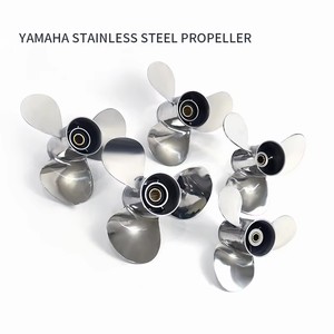 Hélice de moteur hors-bord Yamaha 2 <span class=keywords><strong>temps</strong></span> 9,9 CV 15 CV 25 CV à 3 pales 6E5-463V-45943-10-EL <span class=keywords><strong>Enduro</strong></span> pour bateau - Product Image 1