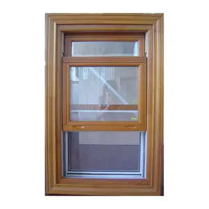 KDSBuilding Timber Single Wooden Sash Wood Double Hung Window Solid Wooden Window European