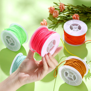 Cordon tressé en Nylon pour la fabrication de bijoux, fournitures artisanales, bobine multicolore de 10M, fil Non élastique résistant à l'usure - Product Image 4